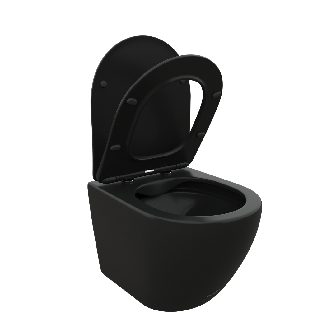 Унитаз Ceruttispa Ticino Aria MB CT8917 подвесной, черный матовый