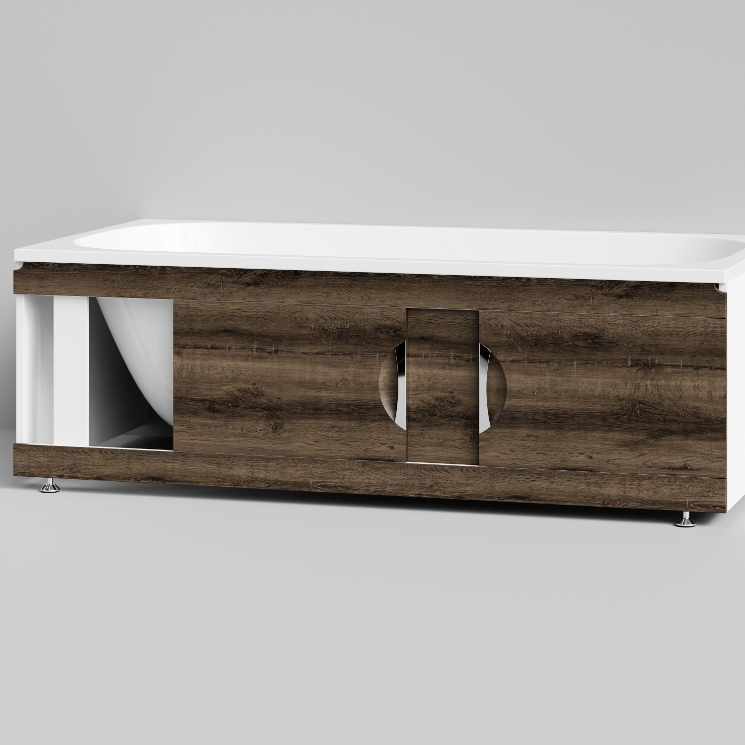 Экран под ванну Vod-ok Топ 170 раздвижной Дуб крымский коричневый