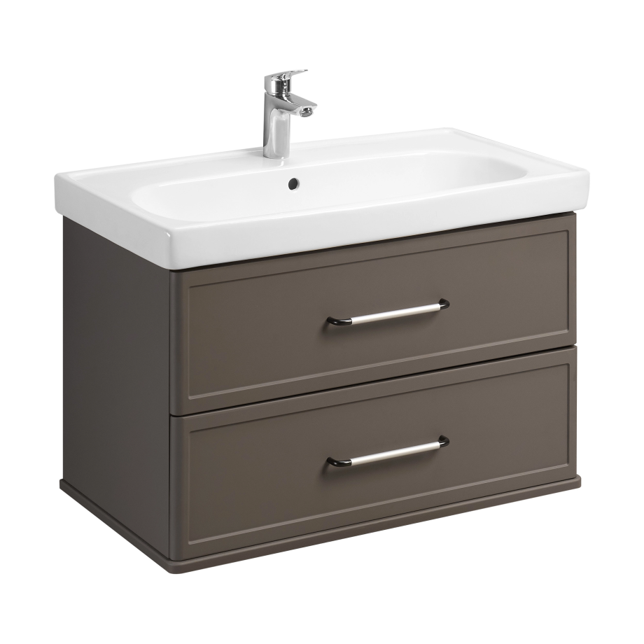 Тумба Aquaton Нео-Классика с раковиной Нео-Классика 65 подвесная, мускат