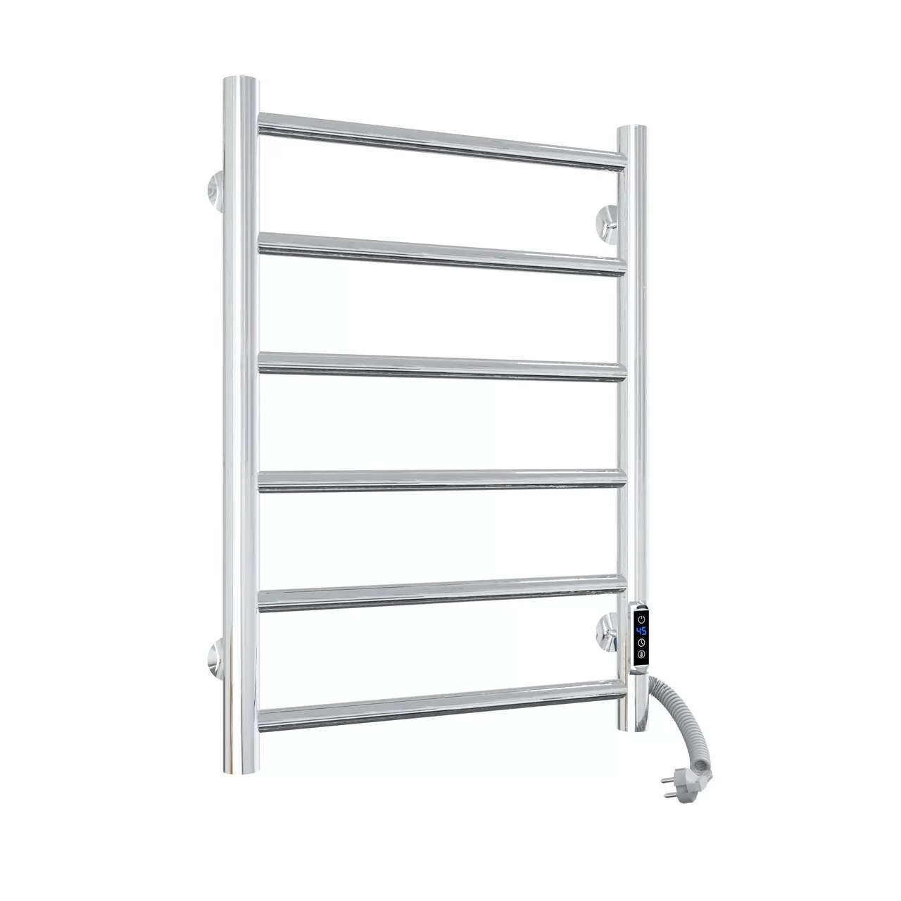 Полотенцесушитель электрический Laris Джаз П6 400х600 с терморегулятором, правый, хром