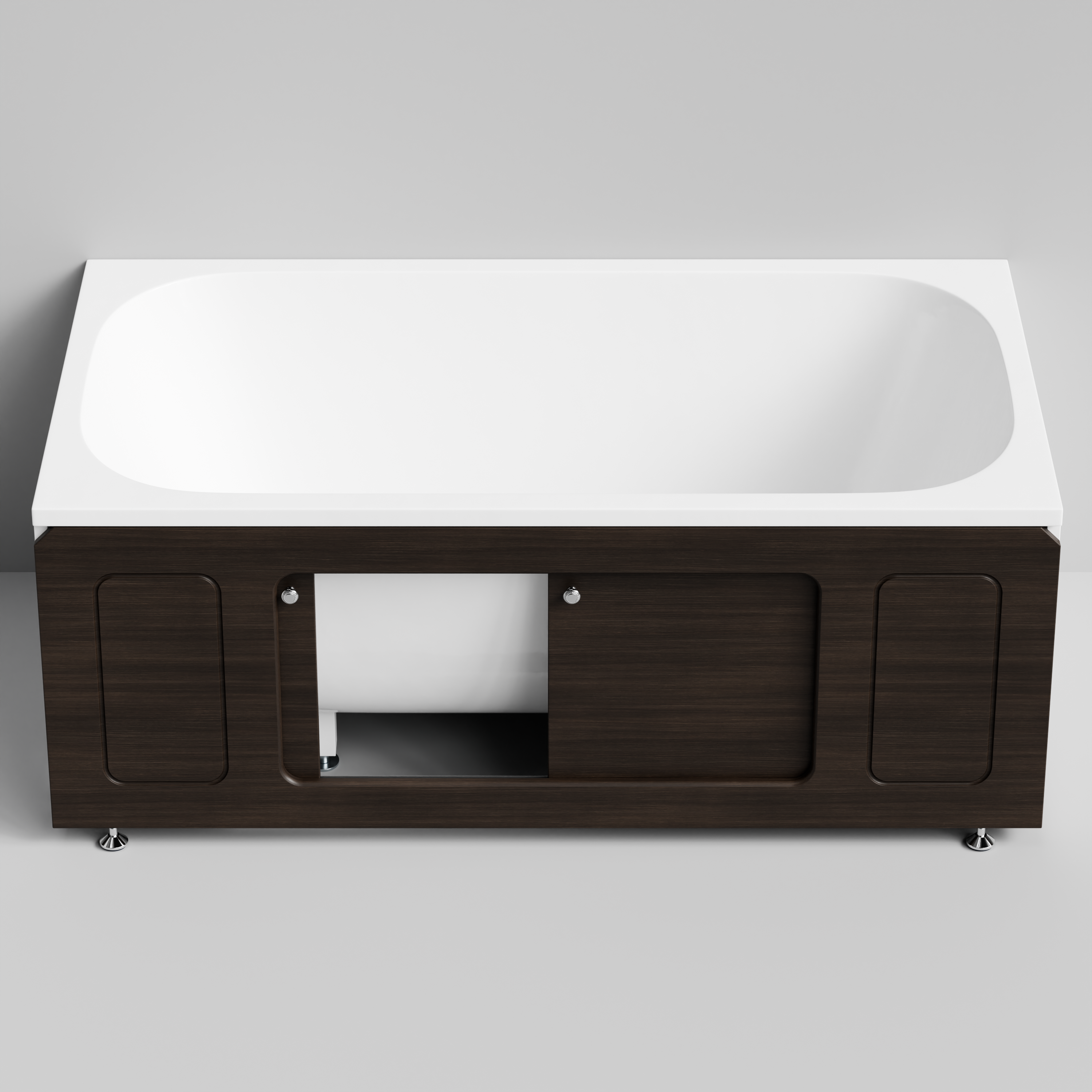 Экран под ванну Vod-ok Лидер 150 раздвижной Палисандр