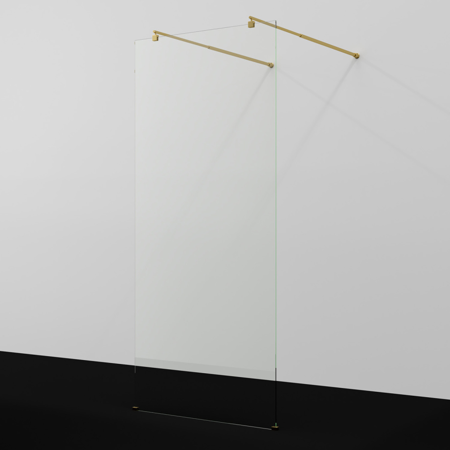 Душевая перегородка WasserKRAFT Vechte 60W39PG глянцевое золото