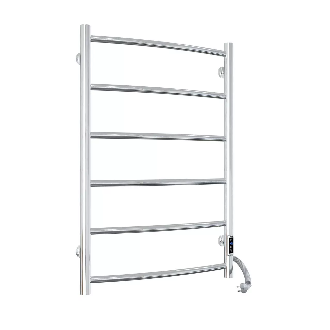 Полотенцесушитель электрический Laris Классик П6 500х800 с терморегулятором, правый, хром