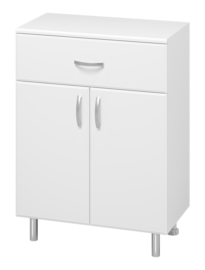 Тумба-комод Misty Люси 60 с корзиной, белый