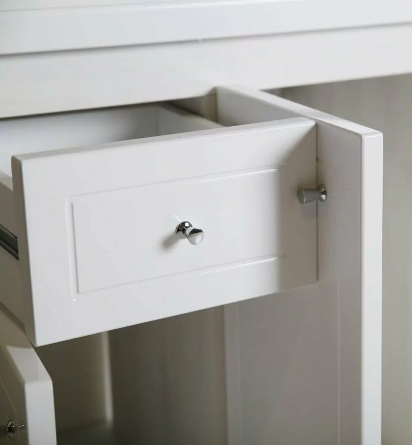 Мебель для ванной Асб-мебель Орхидея 60 комплект, напольный, белое дерево