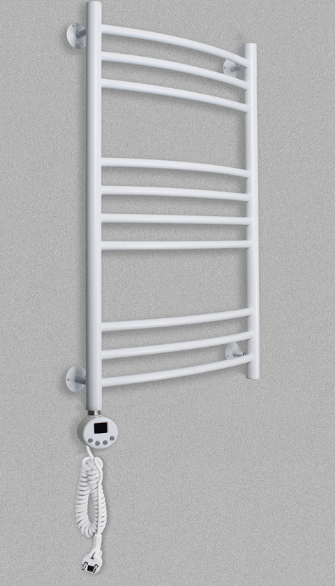 Полотенцесушитель электрический Domoterm Калипсо П10 500x800 L левый, белый матовый