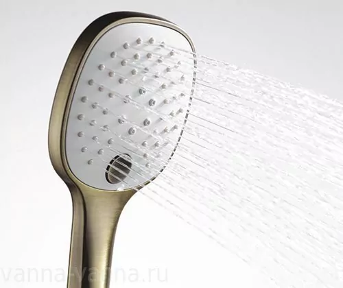 Лейка душевая WasserKraft A050, 3 режима, светлая бронза