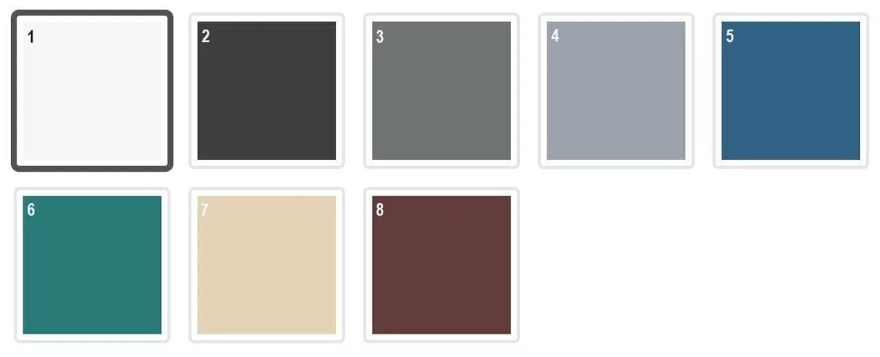 Пенал Vod-ok Elite Эйфория 40 L/R подвесной, F6 полосы вертикальные, белый + 7 цветов