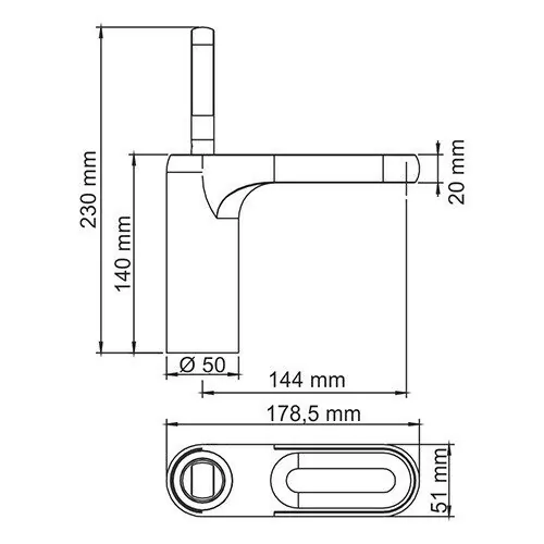 Смеситель для раковины WasserKraft Kammel 1803 хром от магазина Vanna-Vanna.ru!