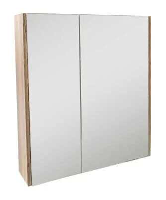 Зеркало-шкаф Emmy Дакота 60 рустик соломенный