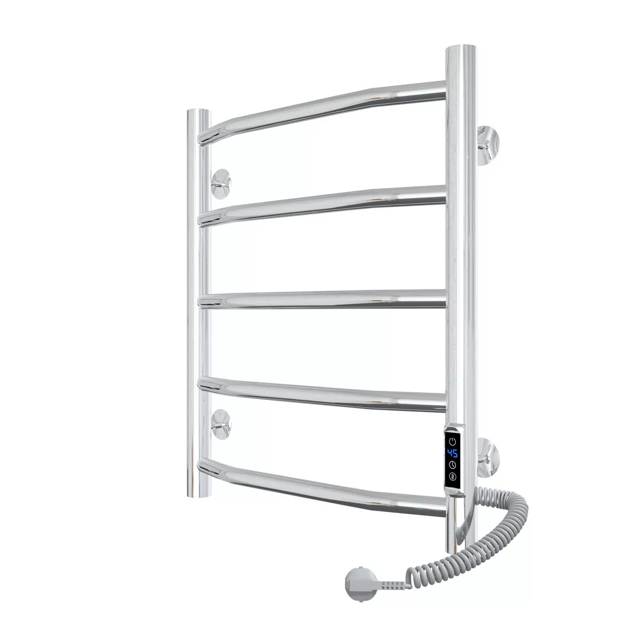 Полотенцесушитель электрический Laris Виктория П5 400х500 с терморегулятором, правый, хром