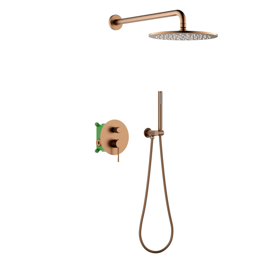 Душевая система встроенная Timo Saona SX-2369/19SM розовое золото