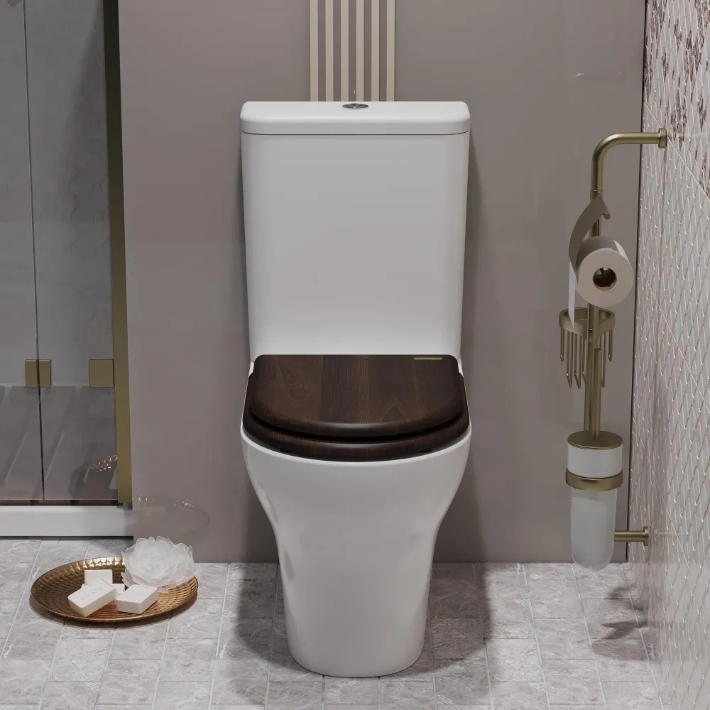 Унитаз-компакт Opadiris Палермо OS24722A белый, антикварный орех