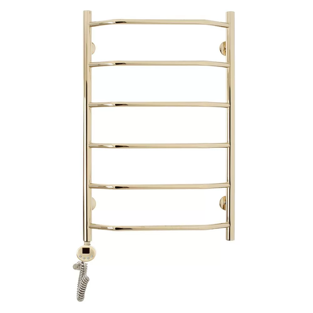 Полотенцесушитель электрический Domoterm Лаура П6 500х800 EL левый, золото