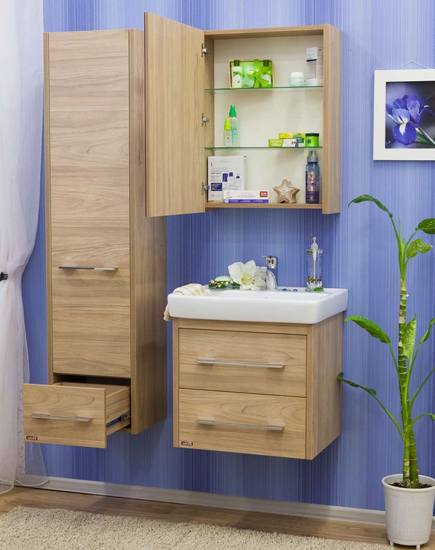 Пенал Sanflor Ларго 40 2 L подвесной, вяз швейцарский