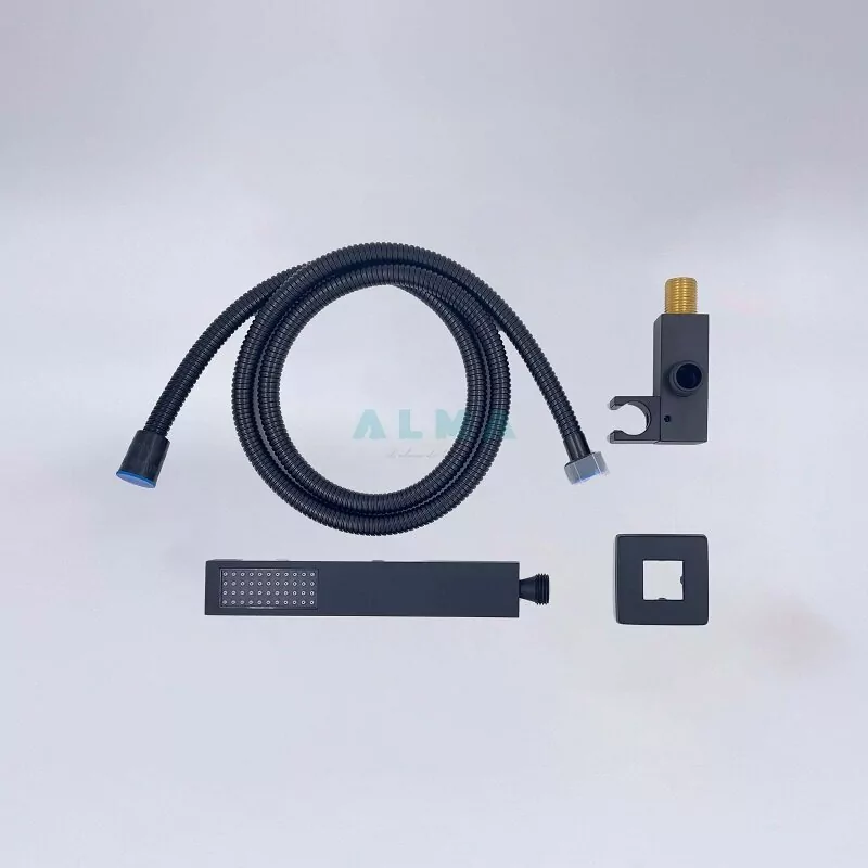 Душевой комплект ALMAes Elbe TVZ-0811 черный матовый