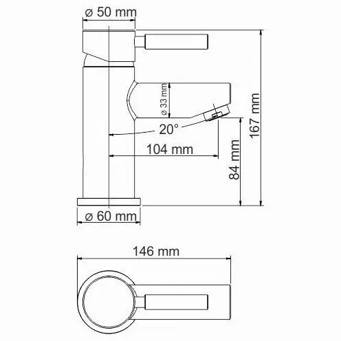 Смеситель для раковины WasserKraft Main 4103 Thermo хром от магазина Vanna-Vanna.ru!