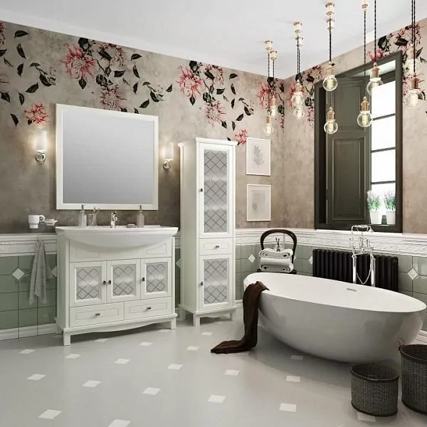 Зеркало Opadiris Омега 85 слоновая кость