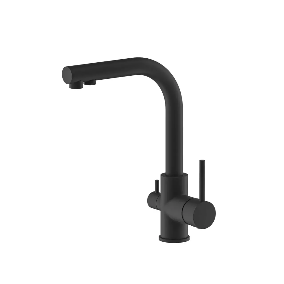 Смеситель для кухни Timo Saona 2376/03F черный матовый