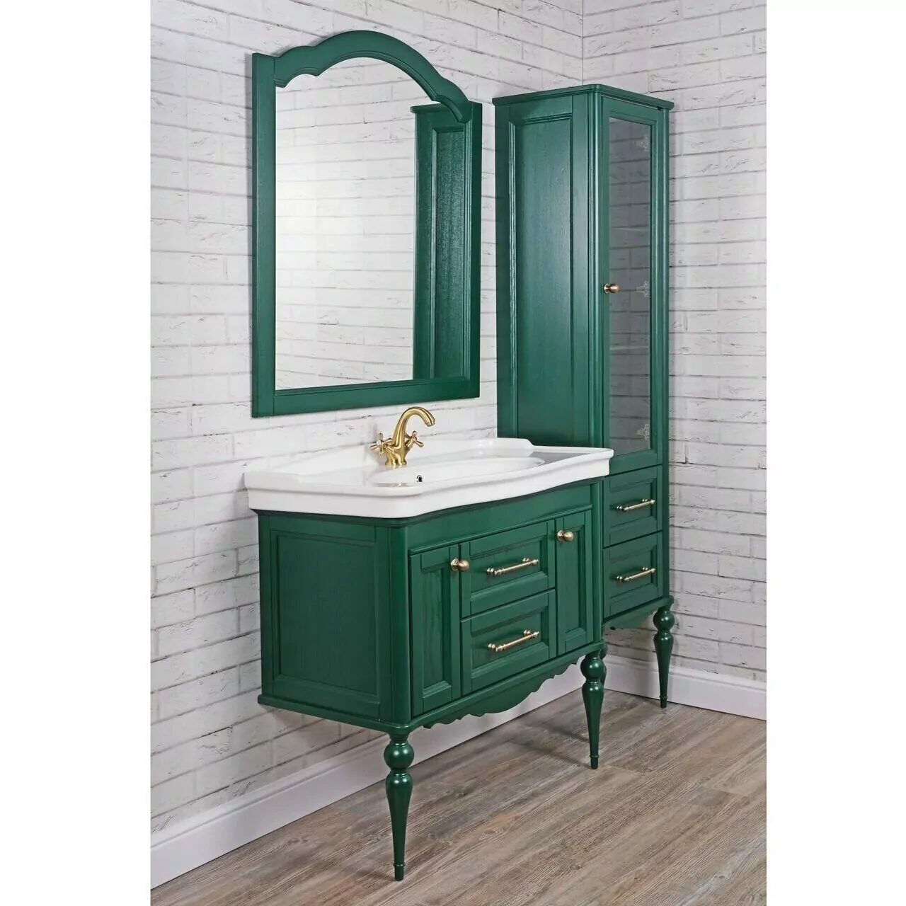 Зеркало ValenHouse Эстетика 100 зеленый