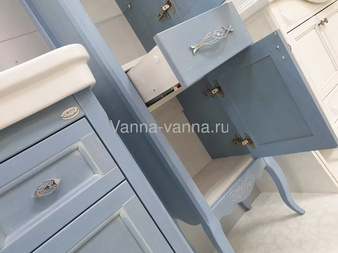 Пенал ASB Woodline Модерн 40 L/R напольный, рошфор от магазина Vanna-Vanna.ru!