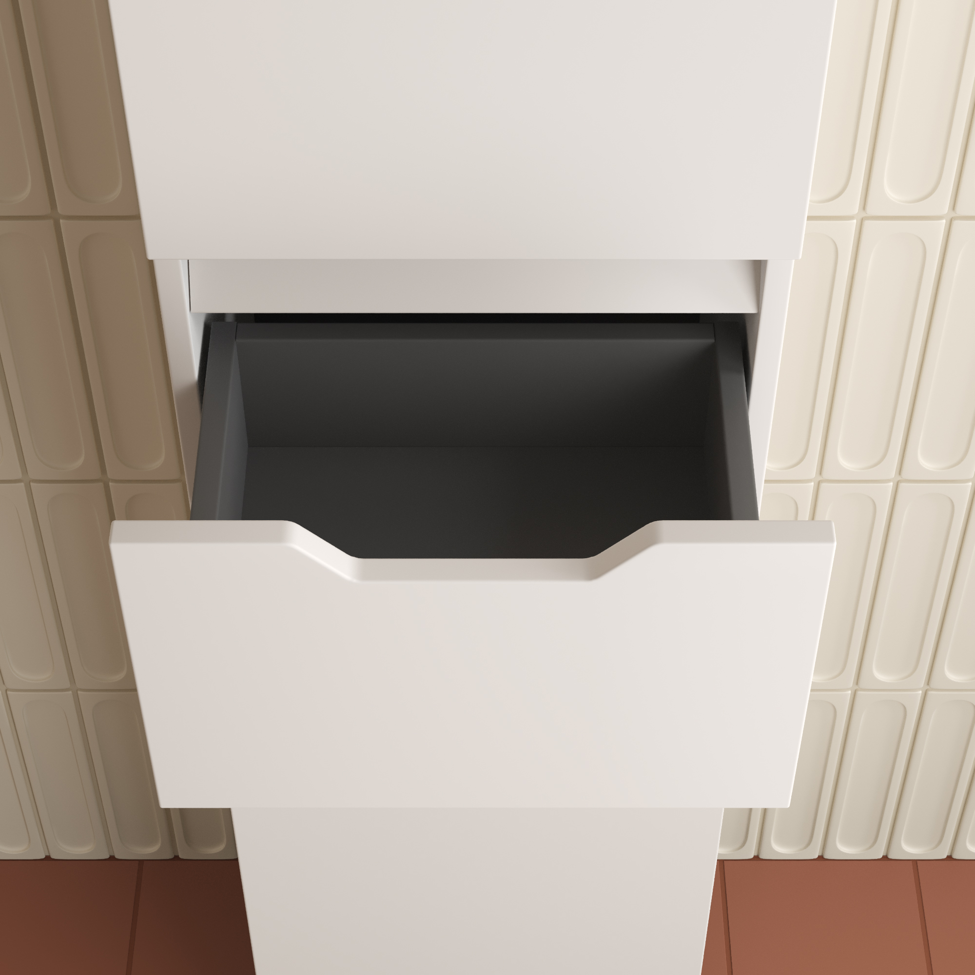 Пенал Style Line Остин 36 R, напольный, 1 ящик, белый