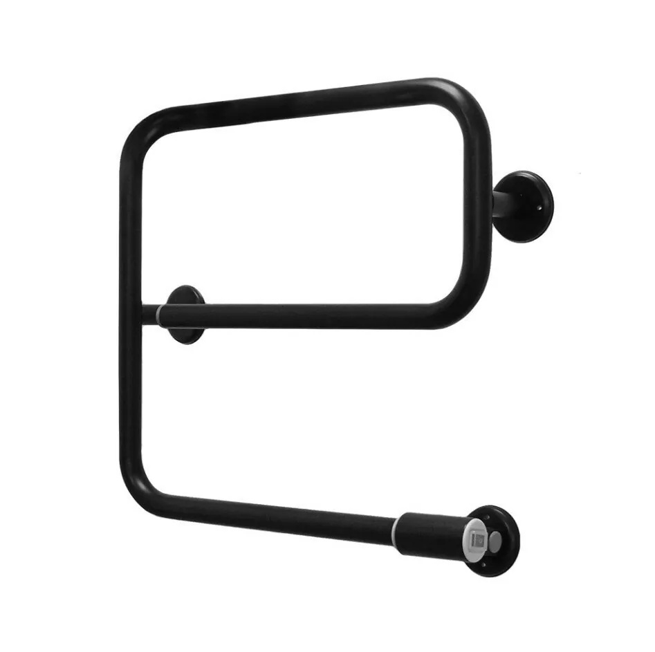 Полотенцесушитель электрический Energy E G1 439х478 черный матовый