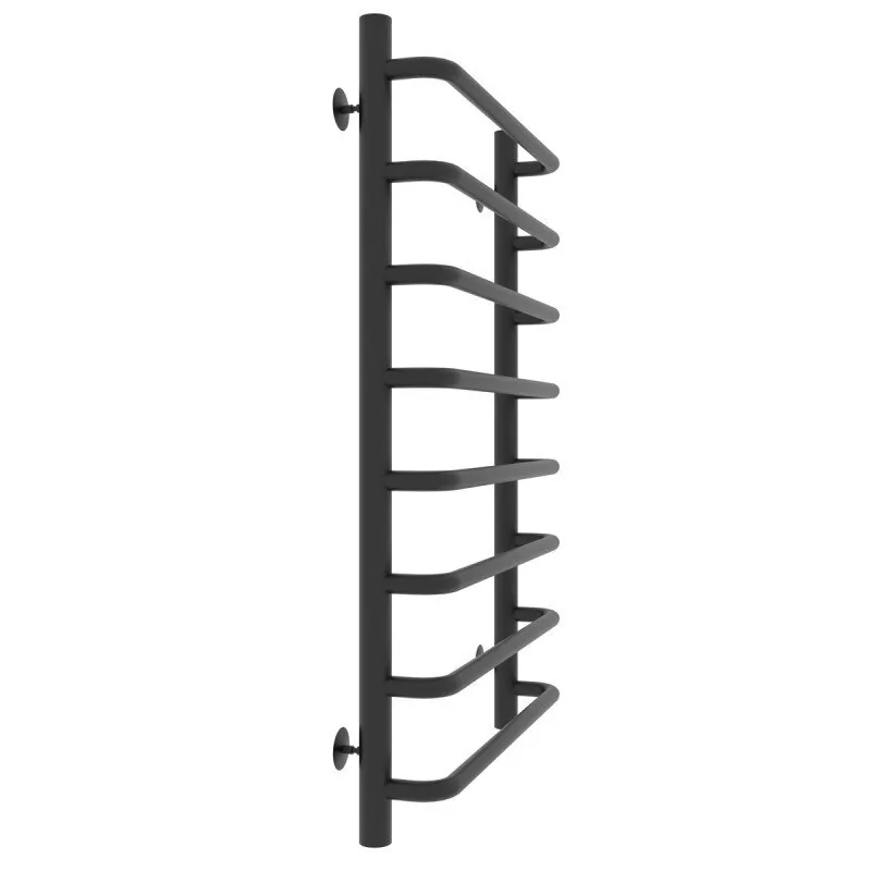 Полотенцесушитель водяной Laris Стандарт П8 500х800 черный матовый