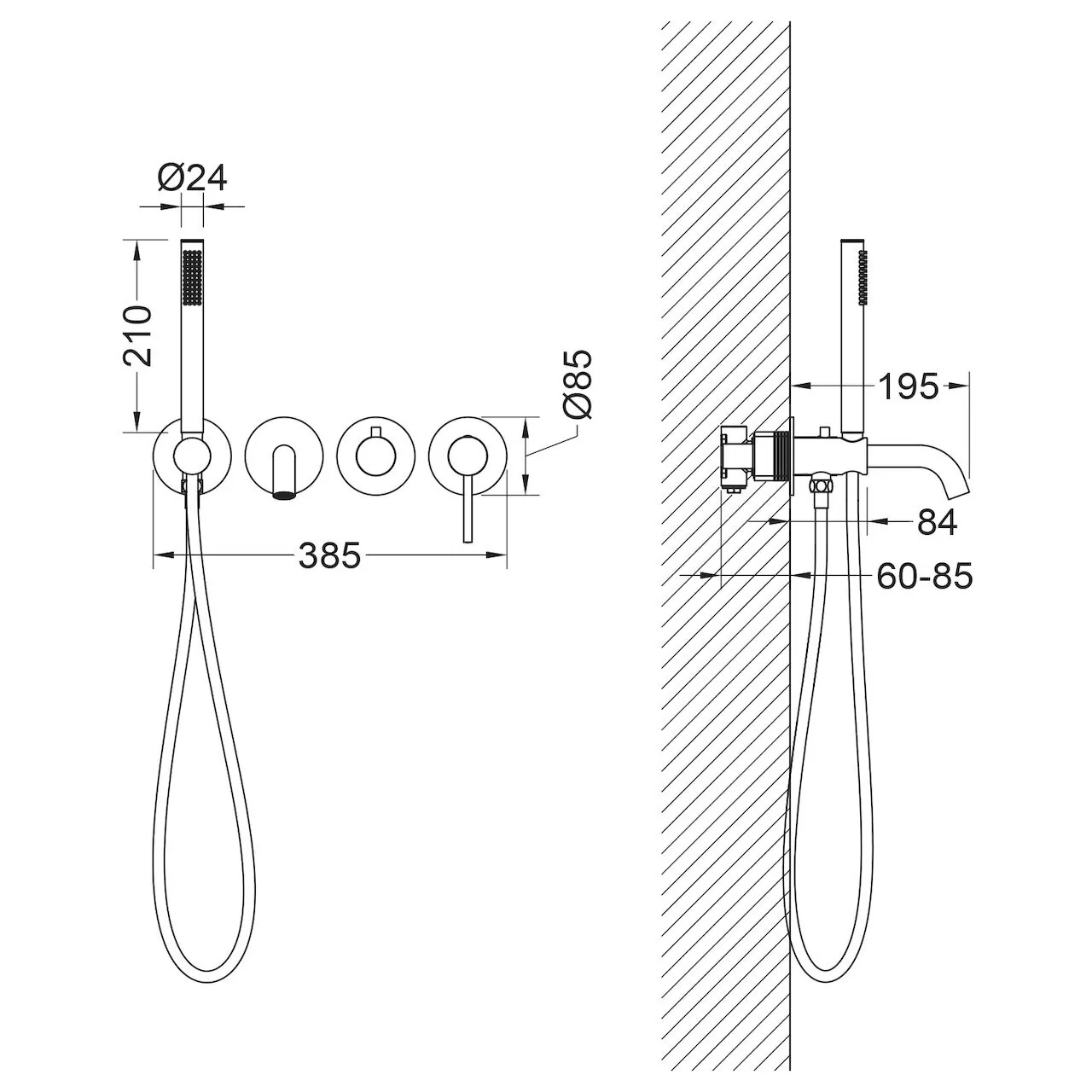 Смеситель для ванны Timo Saona 2314/17YSM матовое золото