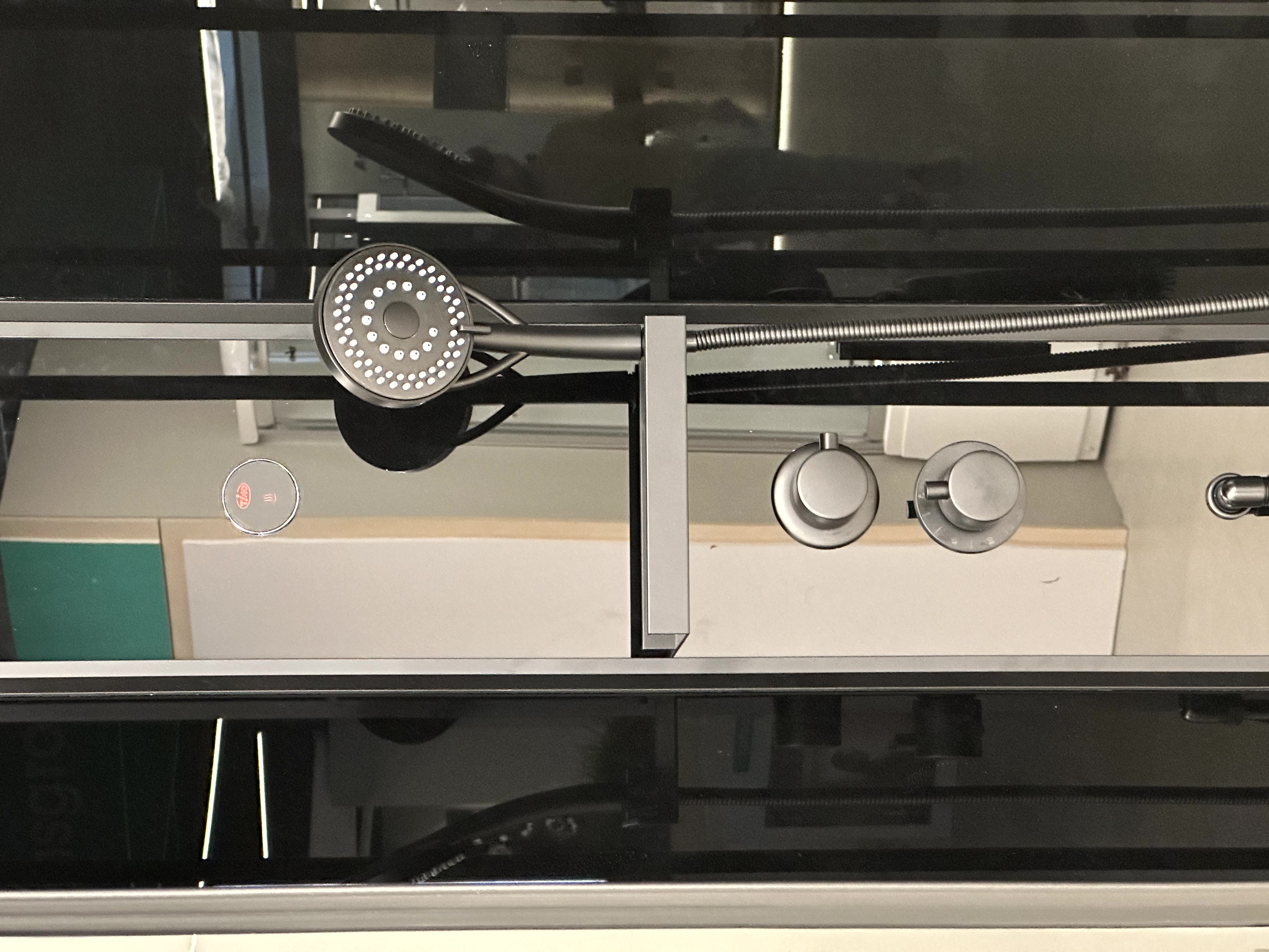 Душевая кабина Timo Premium ILMA Black 902 R с крышей, хамам и стульчиком 120*80*222