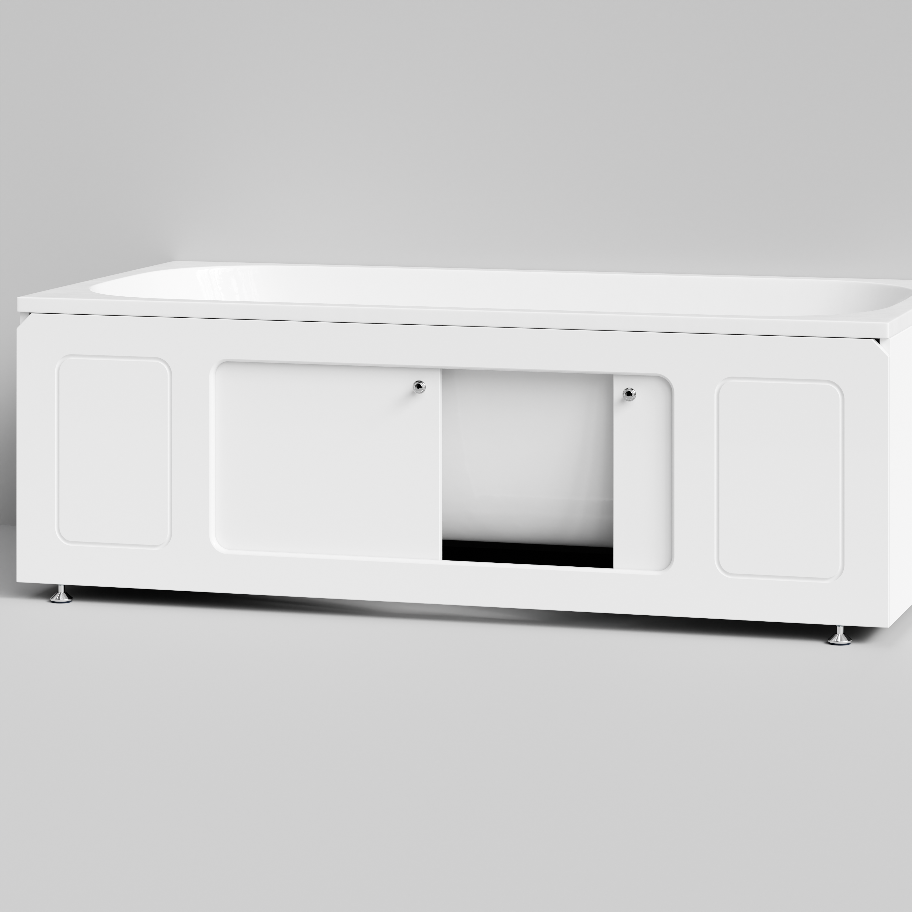 Экран под ванну Vod-ok Лидер 170 раздвижной белый + 15 цветов