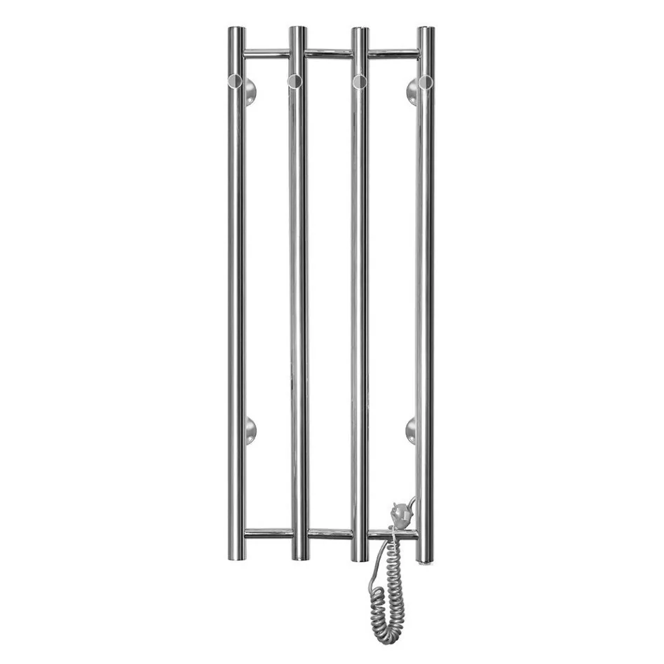 Полотенцесушитель электрический Танго Domoterm 109-V4 36х92 R правый, 4 крючка, хром