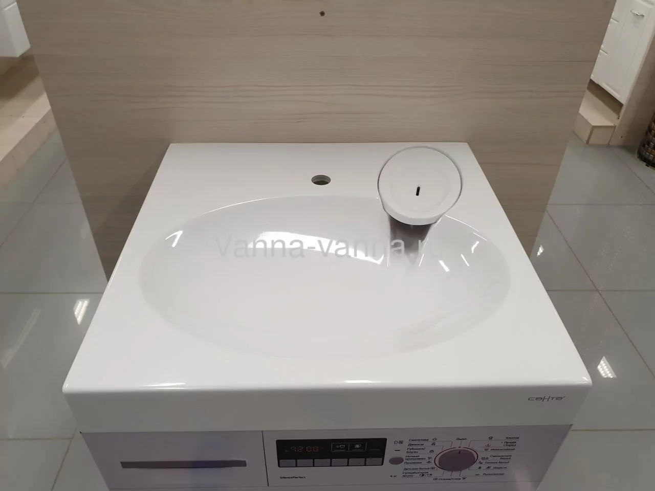 Раковина Санта Луна 60х60 белая