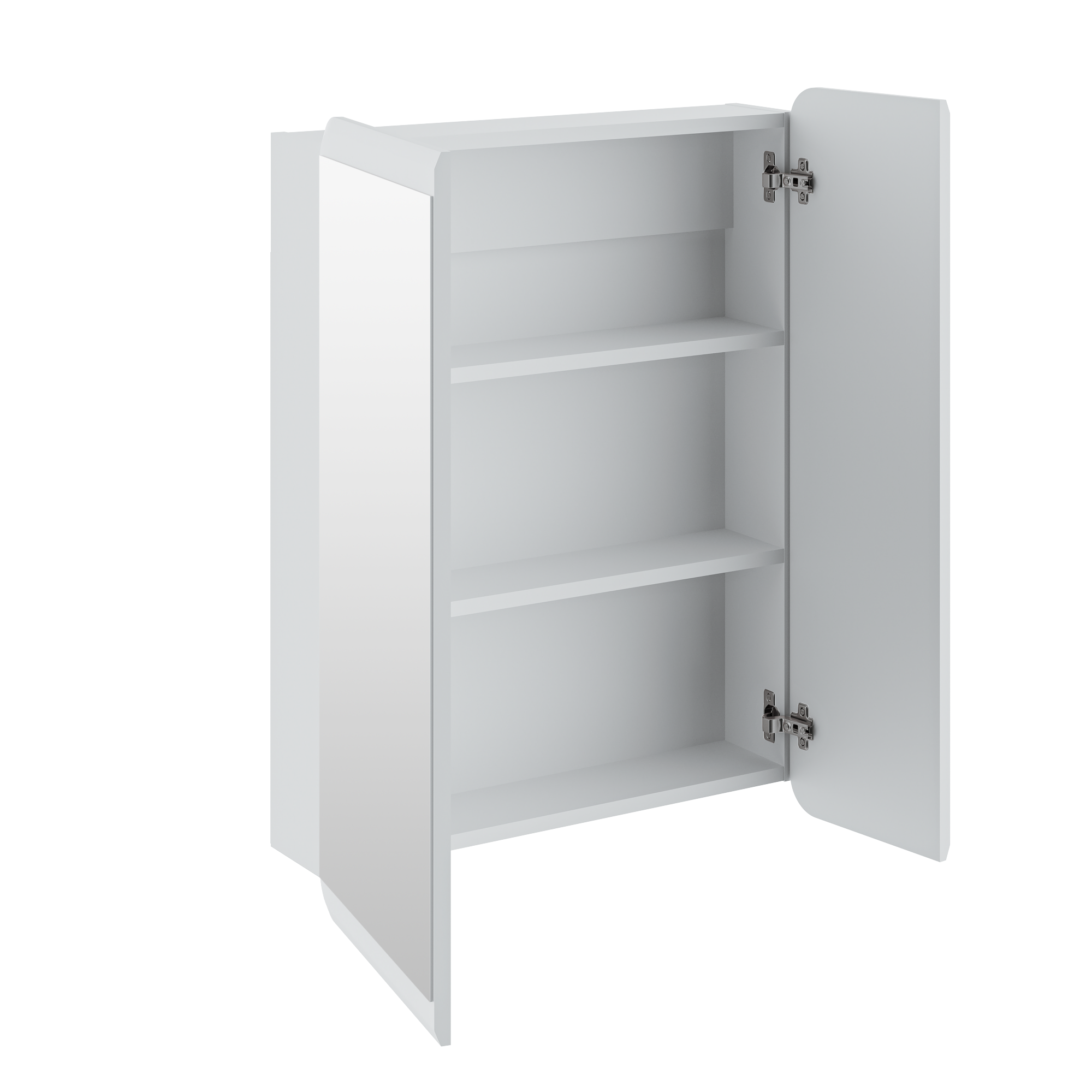 Зеркало-шкаф Runo Эрика 60 белый