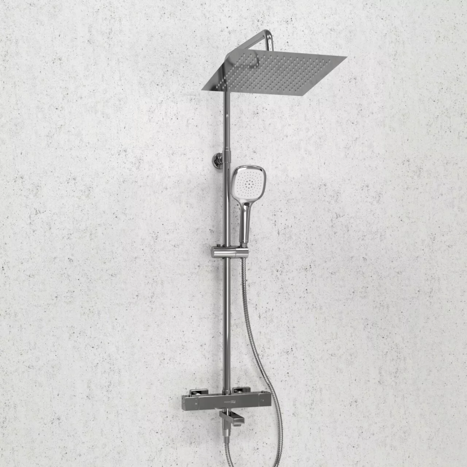 Душевая стойка WasserKraft A199.118.065.010.CH Thermo хром