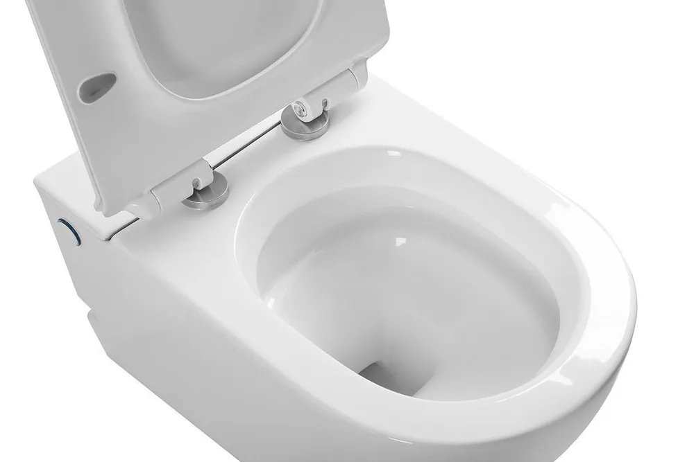 Унитаз импульсный SantiLine SL-5031 подвесной, с инсталляцией, белый матовый