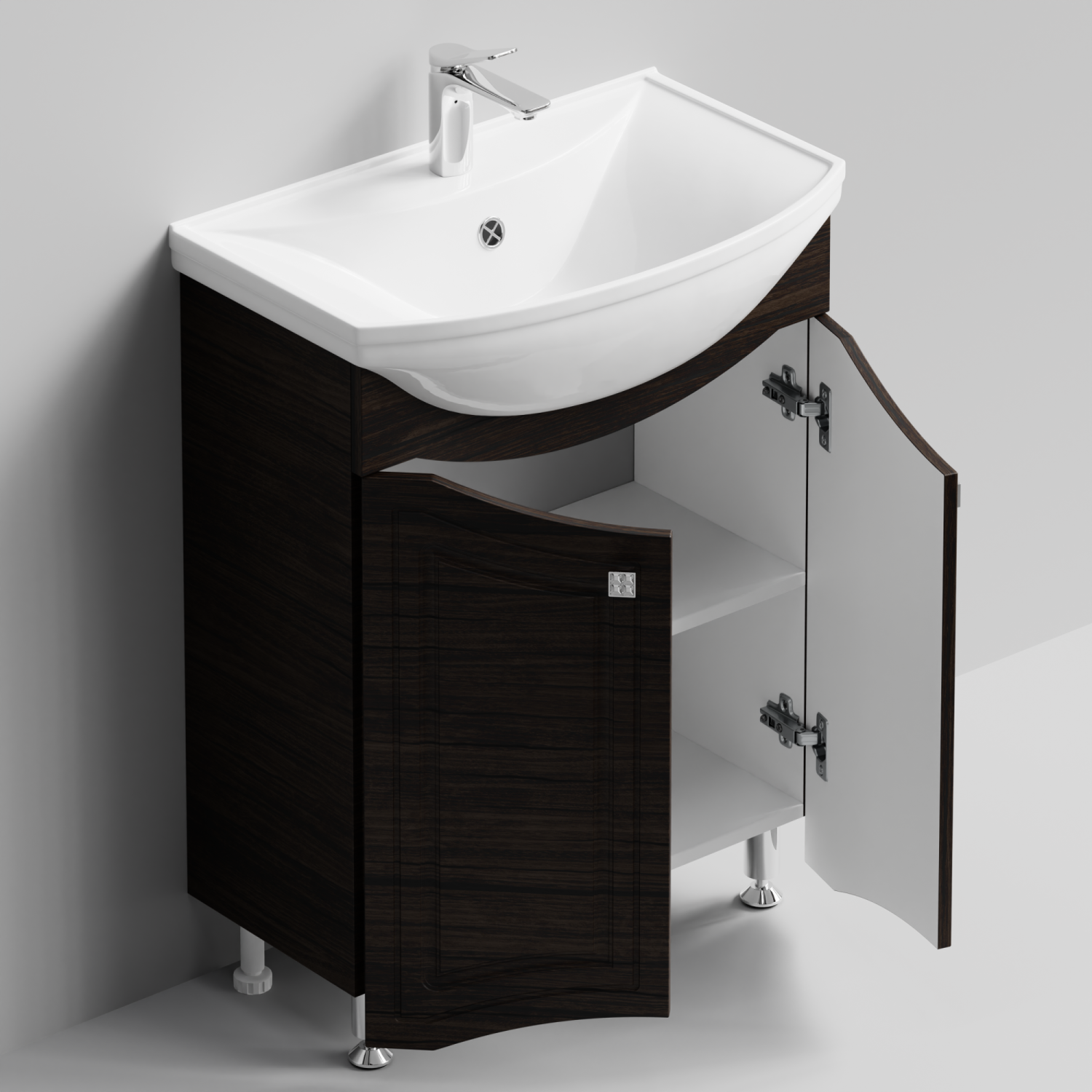 Тумба с раковиной Адам 65 напольная, Палисандр