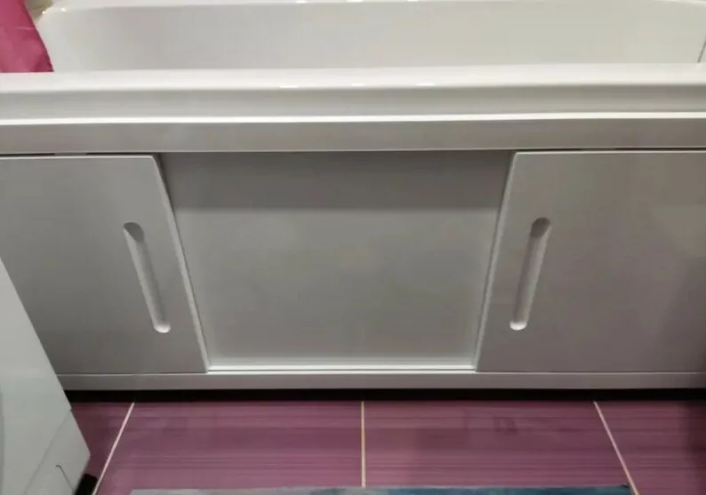 Экран под ванну Emmy Соната 170 раздвижной белый