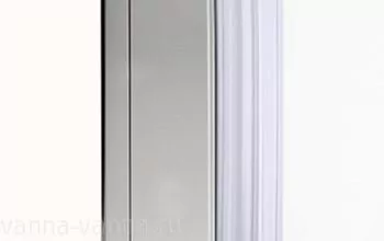 Душевая дверь WasserKraft Berkel 48P04 90 в нишу, распашная, прозрачное стекло, хром от магазина Vanna-Vanna.ru!