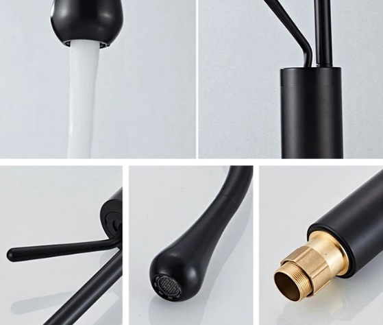 Смеситель для раковины BochMann TROPFEN B XL BM9634 черный