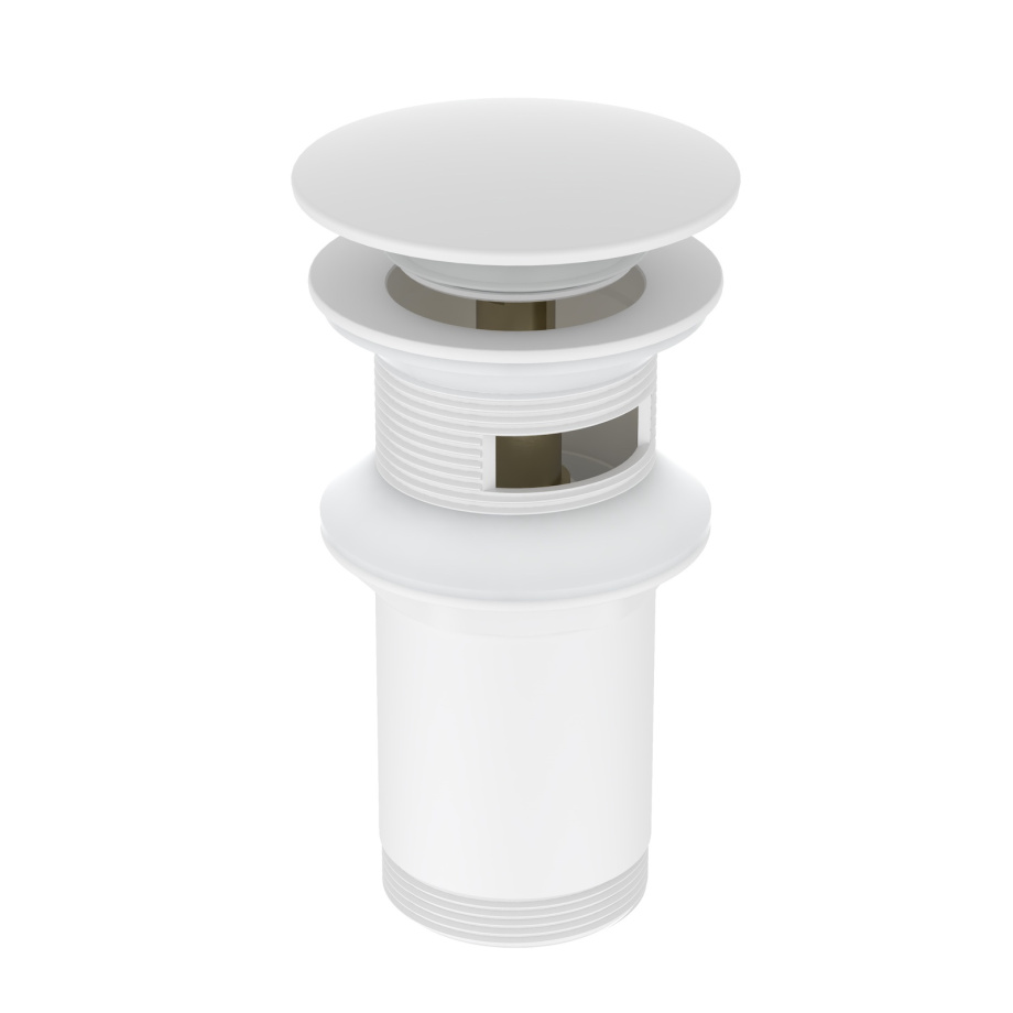 Донный клапан Timo 8011/16 белый матовый