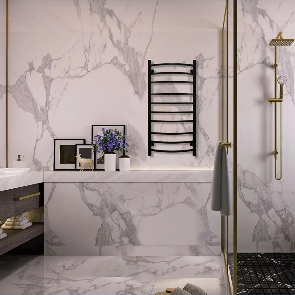 Полотенцесушитель электрический Energy Grand 1000x500 черный матовый