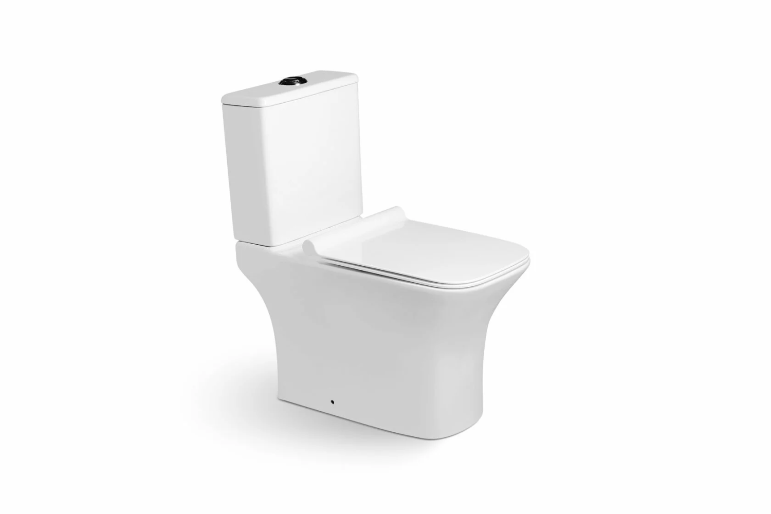 Унитаз SantiLine SL-5023 напольный, безободковый, белый
