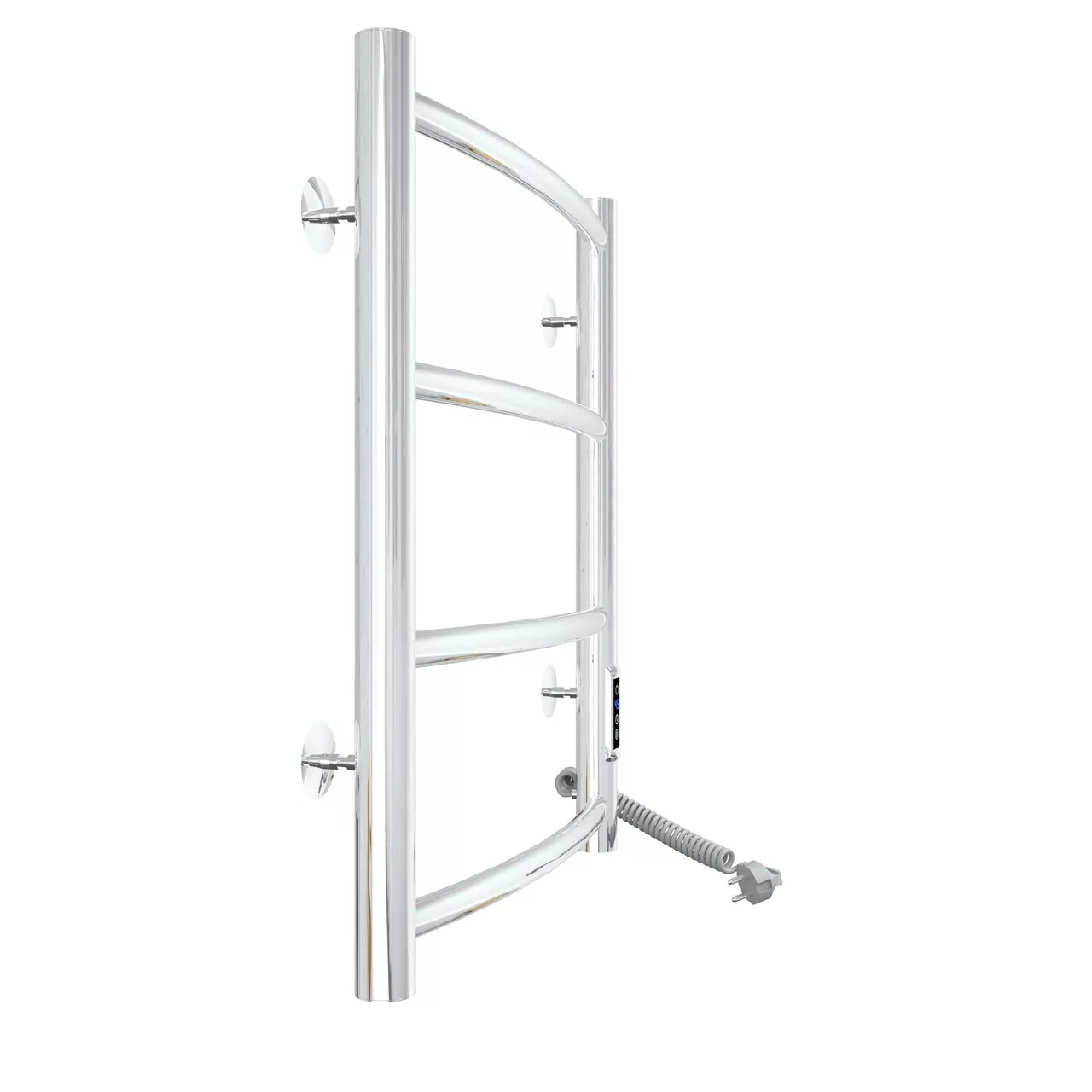 Полотенцесушитель электрический Laris Классик П4 400х500 с терморегулятором, правый, хром