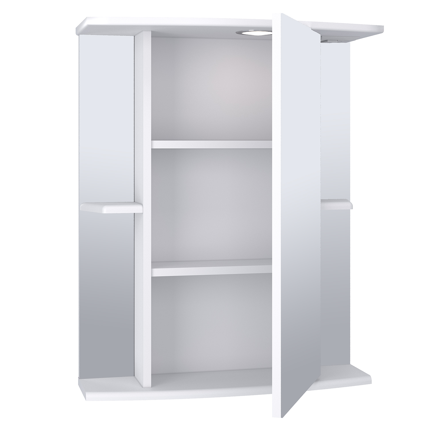 Зеркало-шкаф Runo Мадрид 60 R, белый