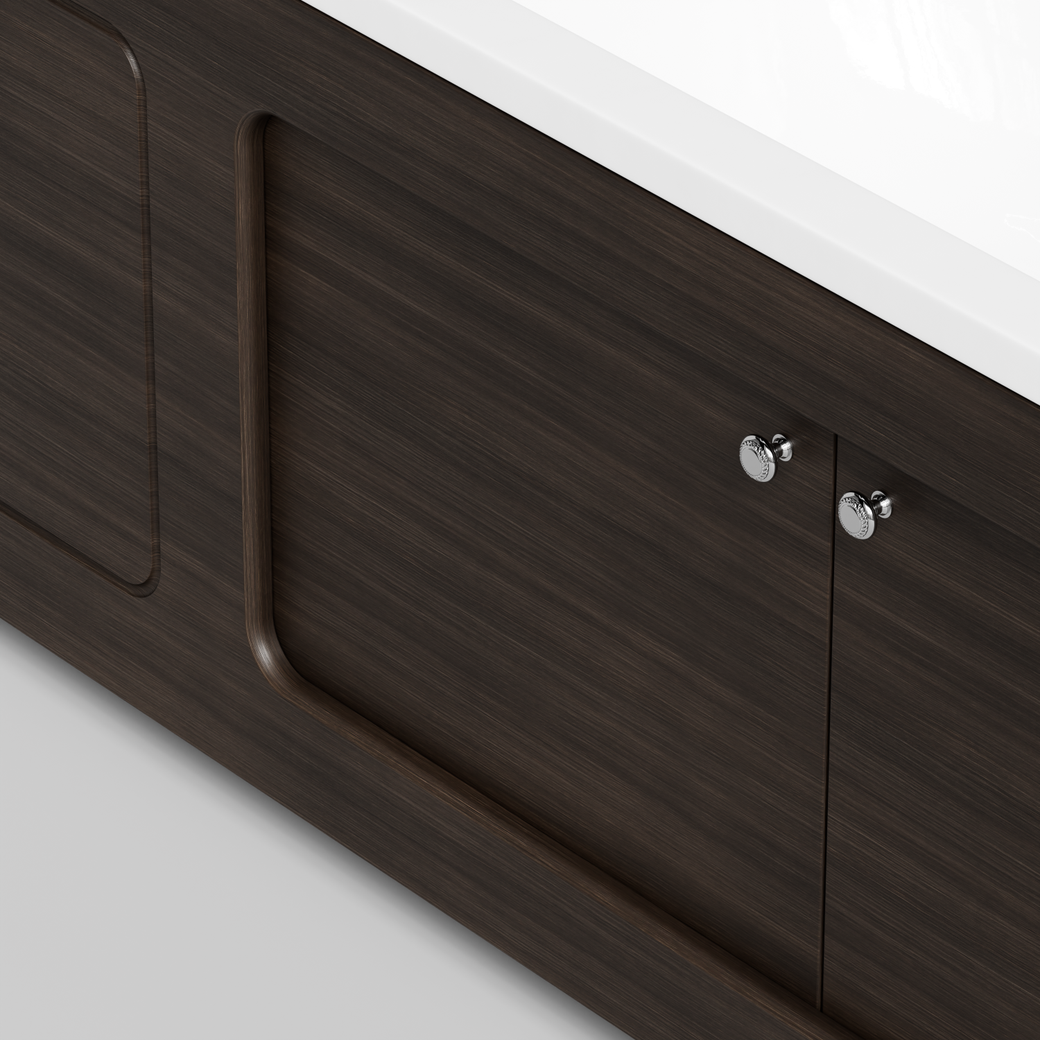 Экран под ванну Vod-ok Лидер 170 раздвижной Палисандр