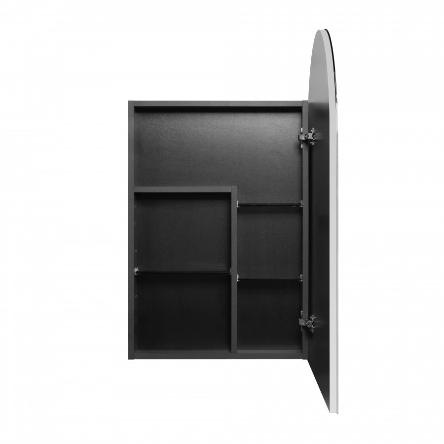 Зеркало-шкаф Aquaton Санта-Барбара 60 графит, R