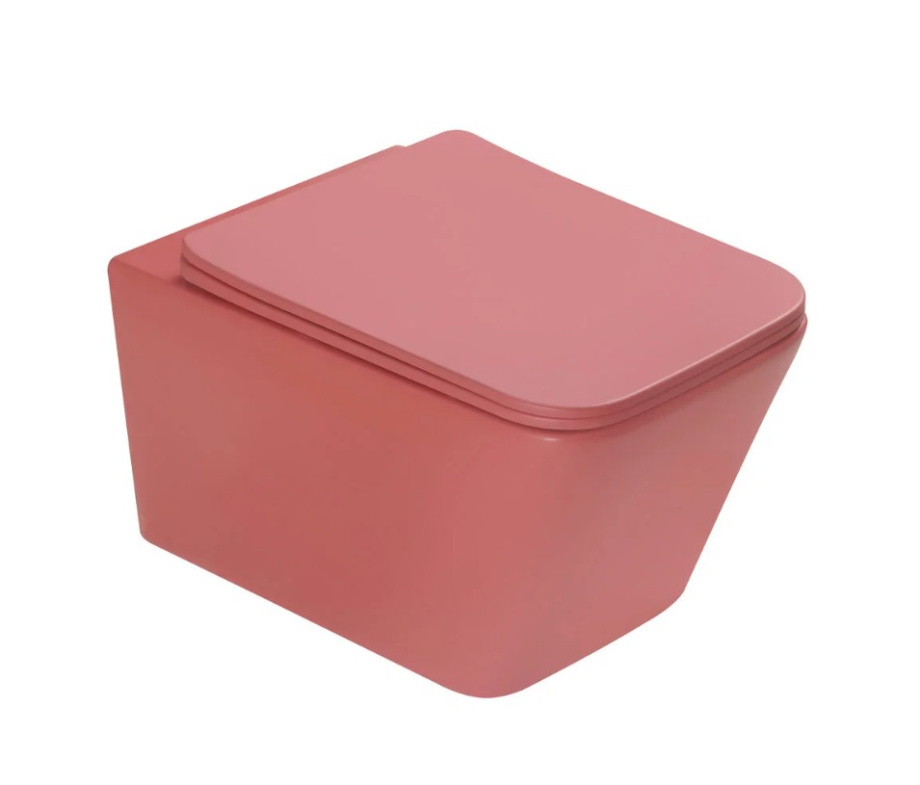 Унитаз SantiLine SL-5007MR подвесной, красный матовый