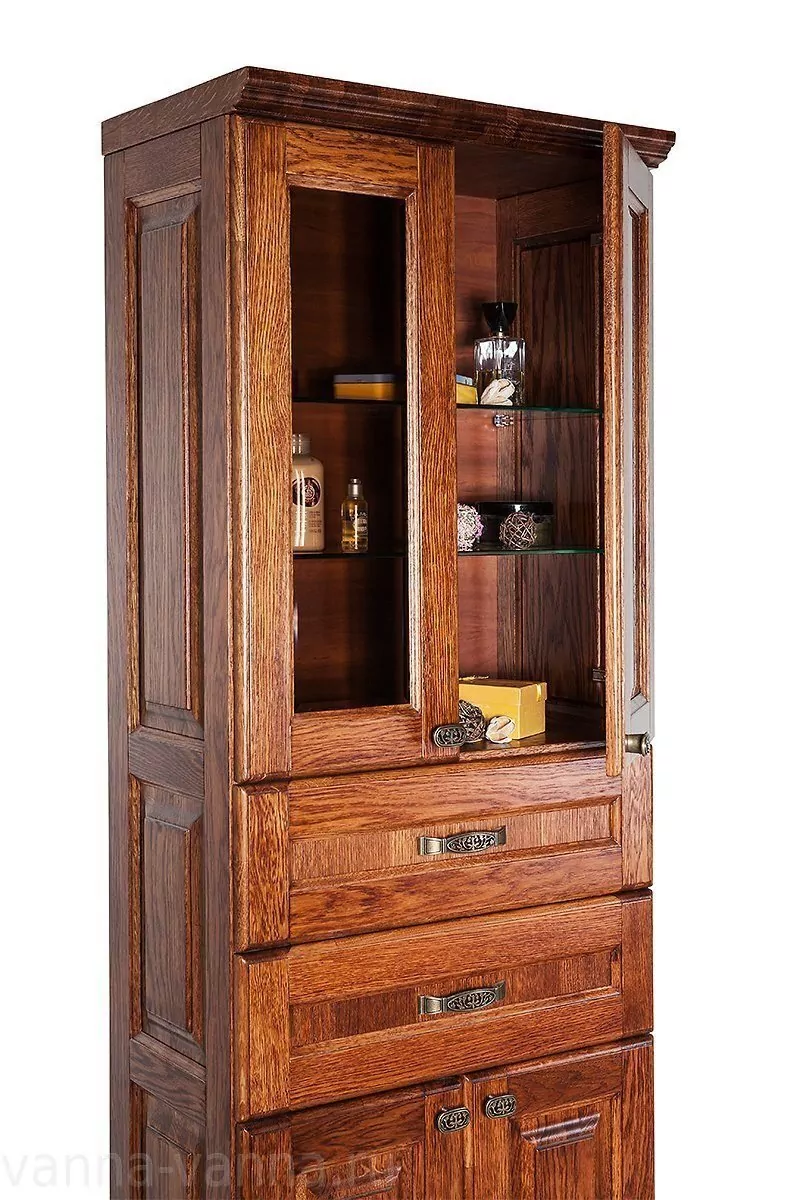 Пенал Vod-ok Elite Дубини 60 напольный, орех, венге