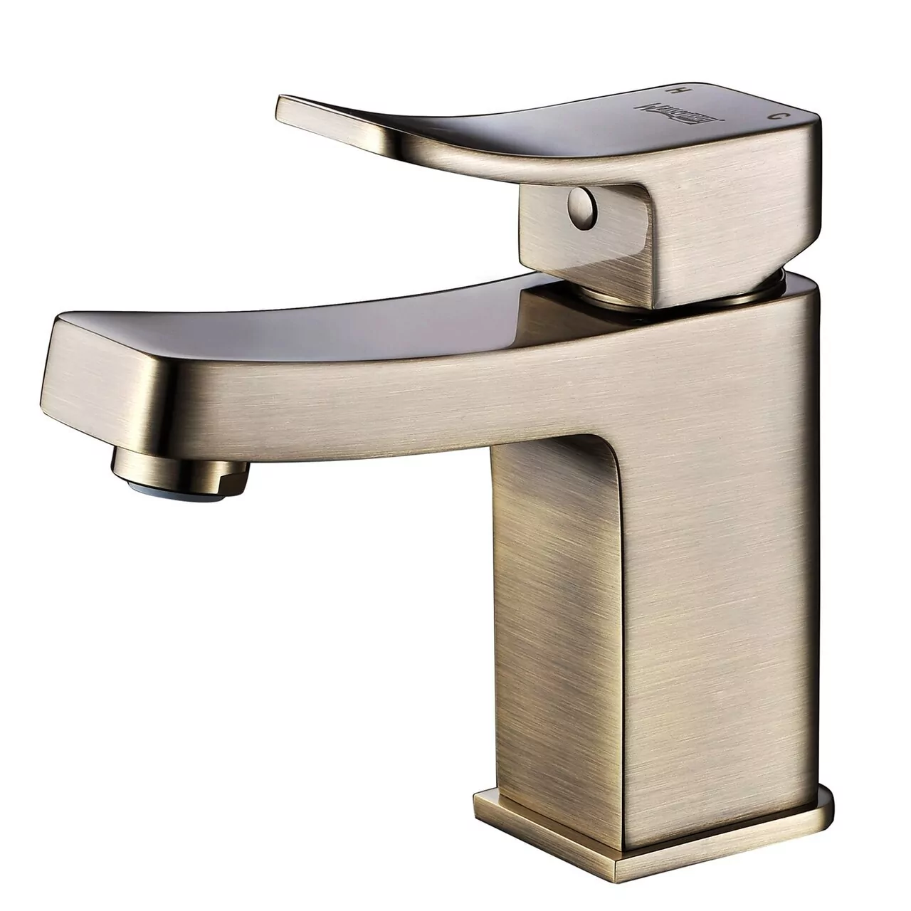 Смеситель для раковины WasserKraft Exter 1603 светлая бронза